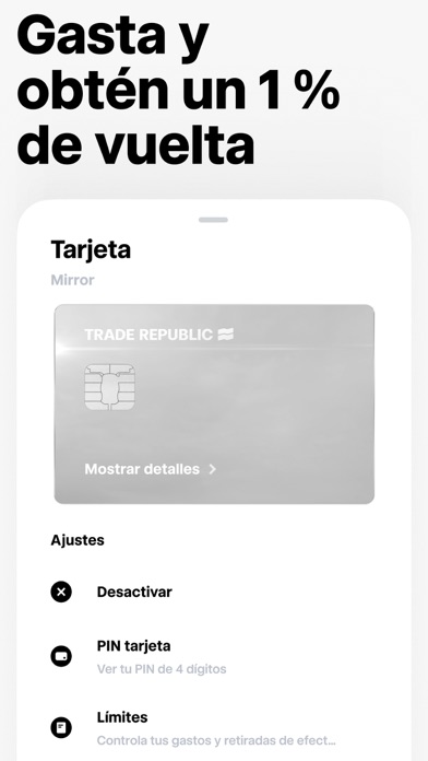 Captura oficial de Trade Republic