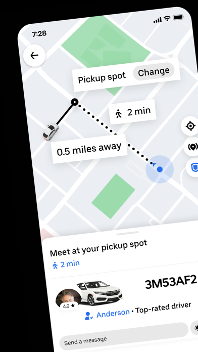 Captura oficial de Uber