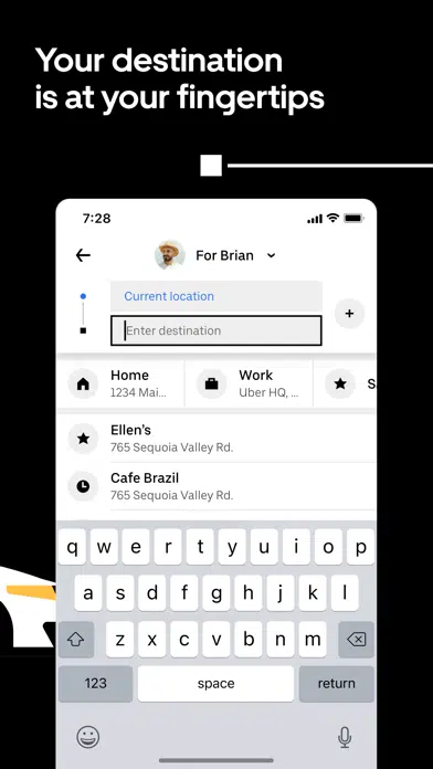 Captura oficial de Uber