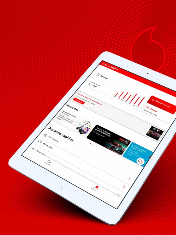 Captura oficial de Mi Vodafone
