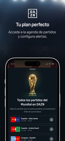 Captura oficial de DAZN