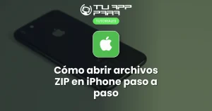 Cómo abrir archivos ZIP en iPhone paso a paso