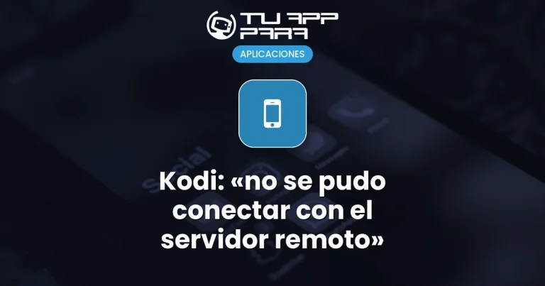 Kodi: «no se pudo conectar con el servidor remoto»