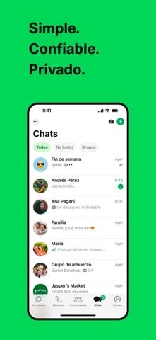 Captura oficial de WhatsApp Messenger