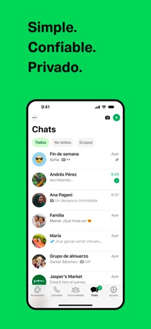 Captura oficial de WhatsApp Messenger