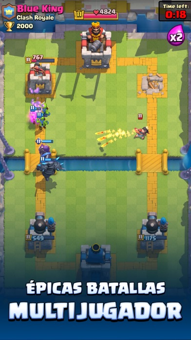 Captura oficial de Clash Royale
