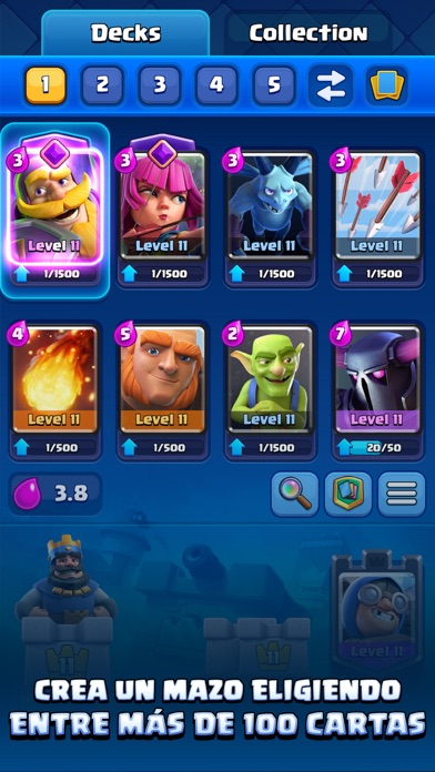 Captura oficial de Clash Royale