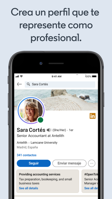 Captura oficial de LinkedIn