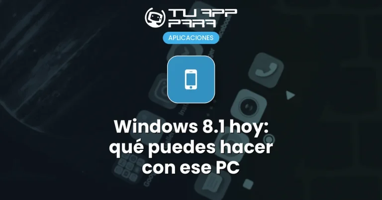 Windows 8.1 hoy: qué puedes hacer con ese PC