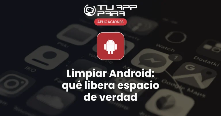 Limpiar Android: qué libera espacio de verdad