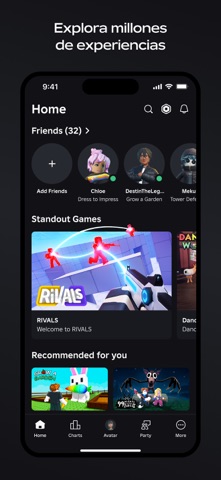 Captura oficial de Roblox