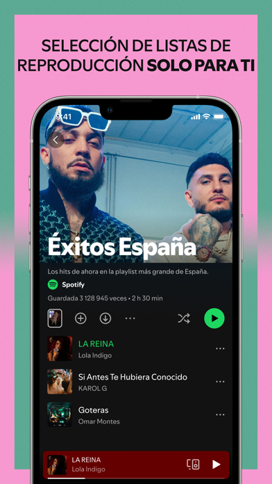 Captura oficial de Spotify