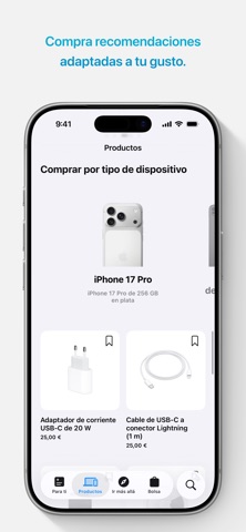 Captura oficial de Apple Store