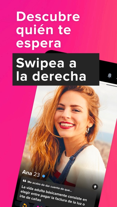 Captura oficial de Tinder