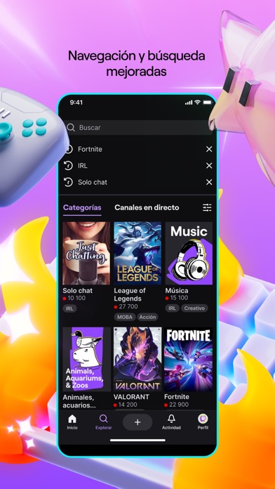 Captura oficial de Twitch